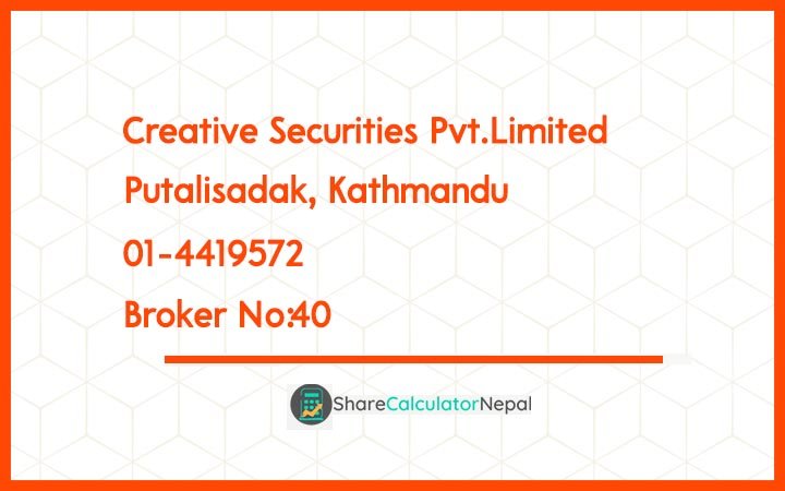 Creative Securities Pvt.Limited