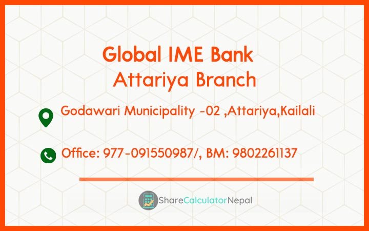 Global IME Bank (GBIME) - Attariya Branch