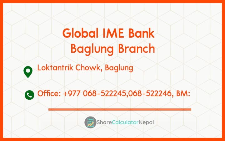 Global IME Bank (GBIME) - Baglung Branch