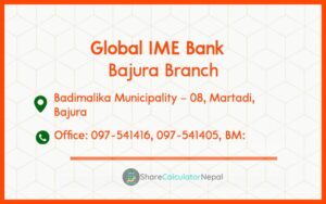 Global IME Bank (GBIME) - Bajura Branch