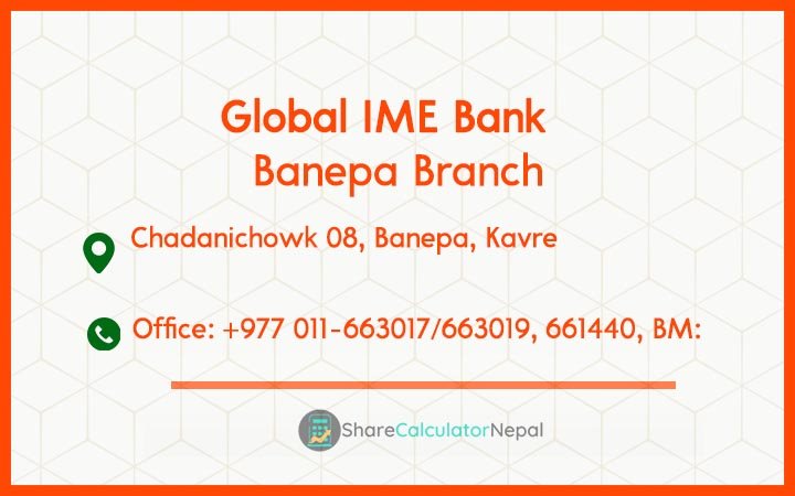 Global IME Bank (GBIME) - Banepa Branch