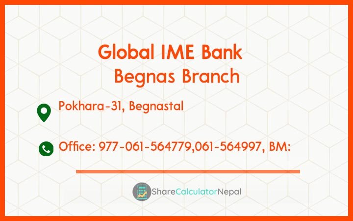 Global IME Bank (GBIME) - Begnas Branch