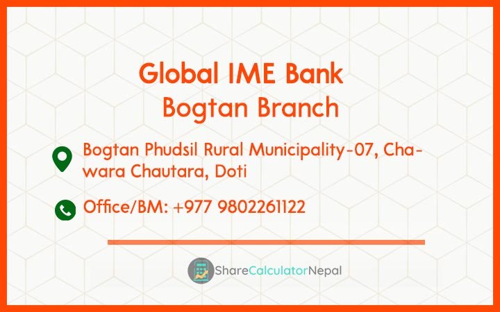 Global IME Bank (GBIME) - Bogtan Branch