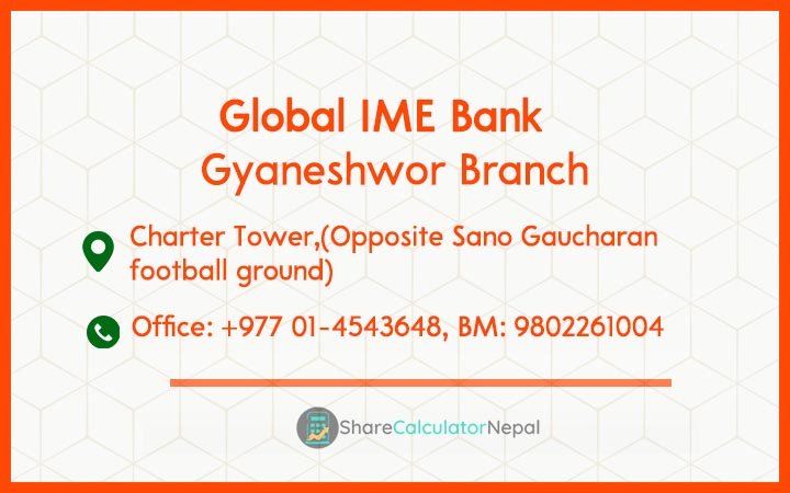 Global IME Bank (GBIME) - Gyaneshwor Branch