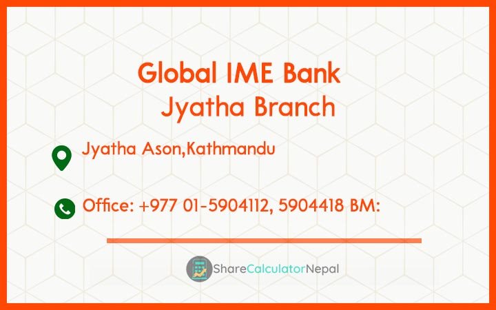 Global IME Bank (GBIME) - Jyatha Branch