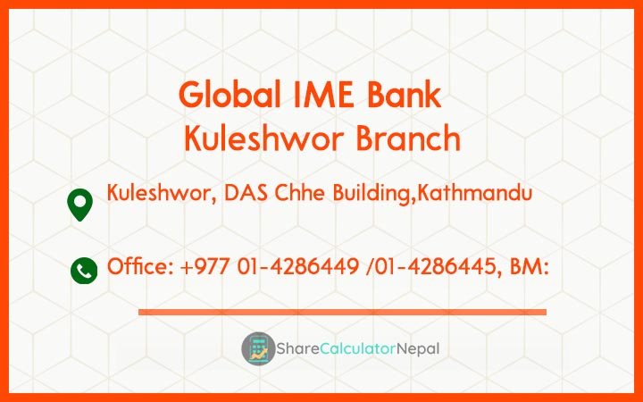 Global IME Bank (GBIME) - Kuleshwor Branch