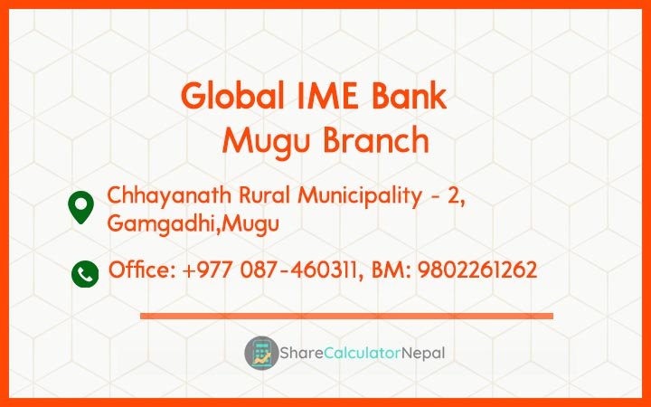 Global IME Bank (GBIME) - Mugu Branch