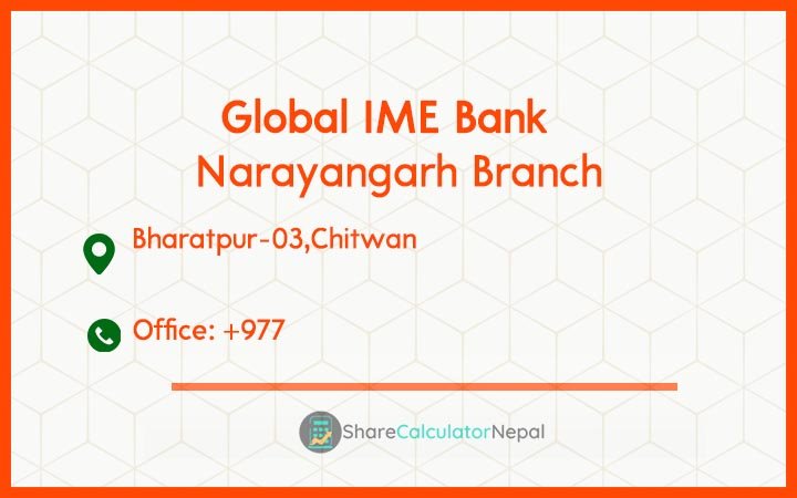 Global IME Bank (GBIME) - Narayangarh Branch