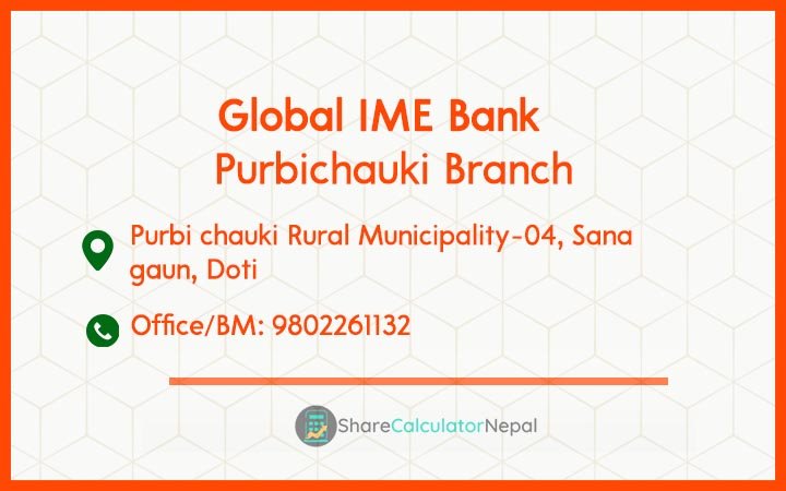 Global IME Bank (GBIME) - Purbichauki Branch