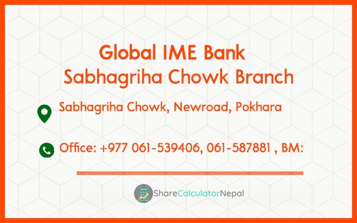 Global IME Bank (GBIME) - Sabhagriha Chowk Branch