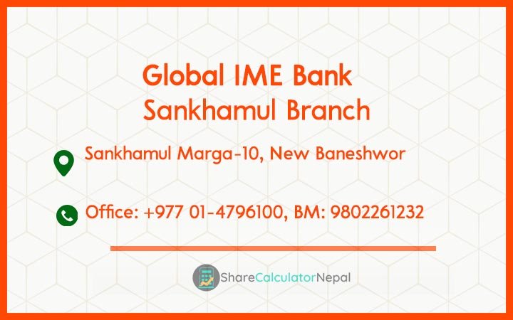 Global IME Bank (GBIME) - Sankhamul Branch