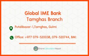 Global IME Bank (GBIME) - Tamghas Branch