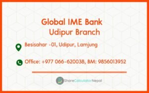 Global IME Bank (GBIME) - Udipur Branch