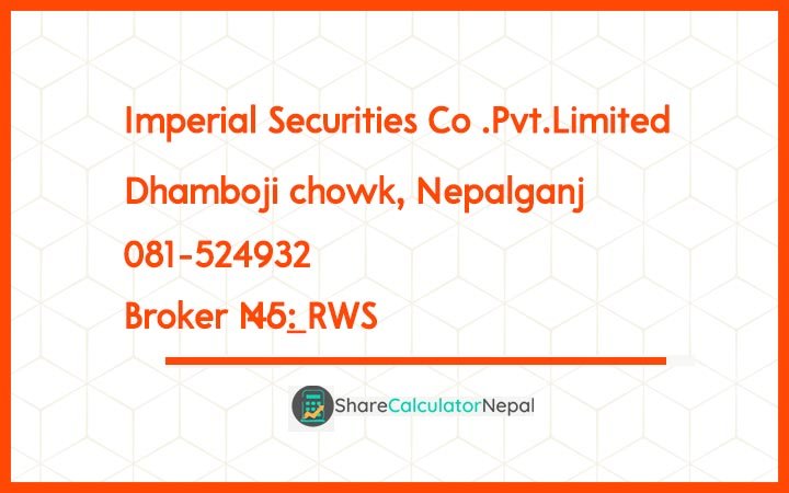 Imperial Securities Co. Pvt. Limited Dhamboji Chowk, Nepalganj