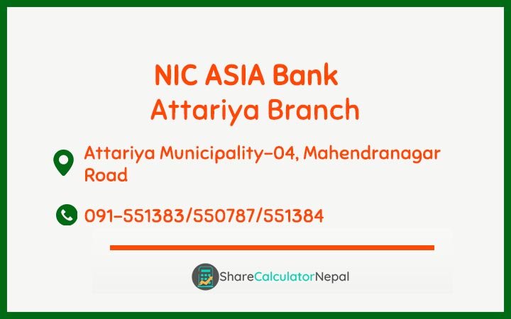 NIC ASIA Bank Limited (NICA) - Attariya Branch