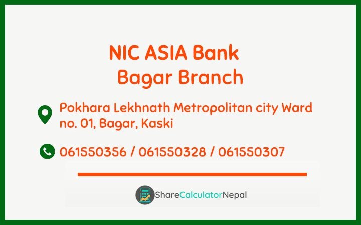 NIC ASIA Bank Limited (NICA) - Bagar Branch