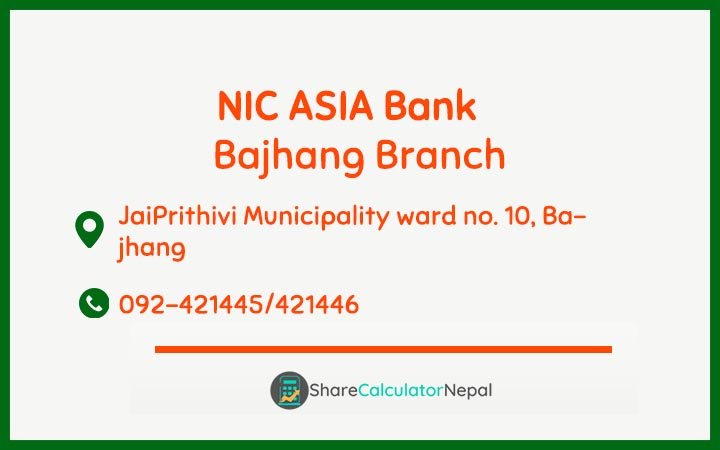 NIC ASIA Bank Limited (NICA) - Bajhang Branch