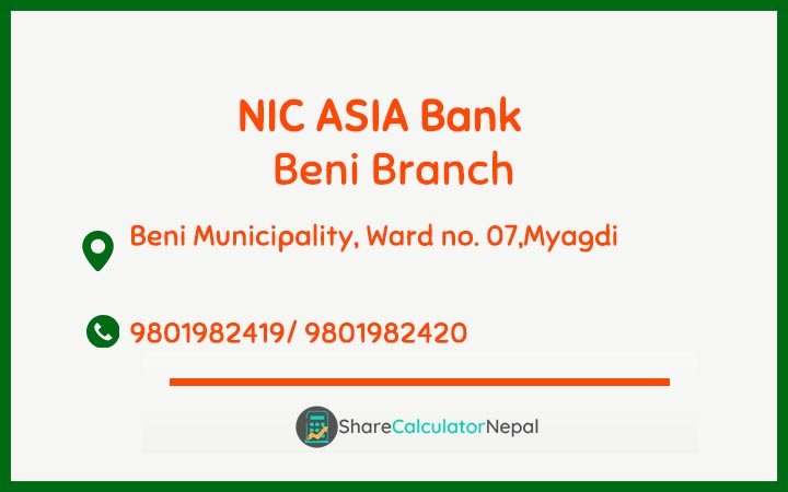 NIC Asia Bank Limited (NICA) - Beni  Branch