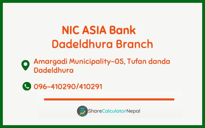 NIC Asia Bank Limited (NICA) - Dadeldhura  Branch