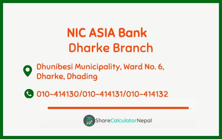 NIC Asia Bank Limited (NICA) - Dharke  Branch