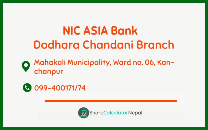 NIC Asia Bank Limited (NICA) - Dodhara Chandani  Branch