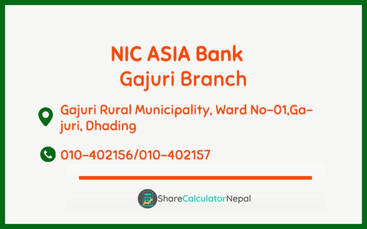 NIC Asia Bank Limited (NICA) - Gajuri  Branch