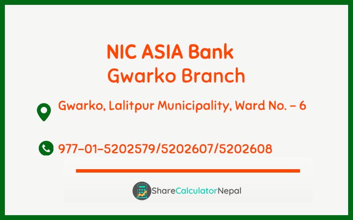 NIC Asia Bank Limited (NICA) - Gwarko  Branch