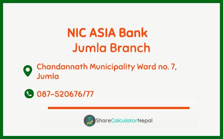 NIC Asia Bank Limited (NICA) - Jumla  Branch