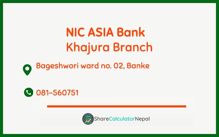 NIC Asia Bank Limited (NICA) - Khajura  Branch
