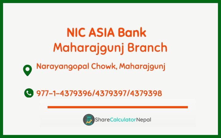NIC Asia Bank Limited (NICA) - Maharajgunj  Branch