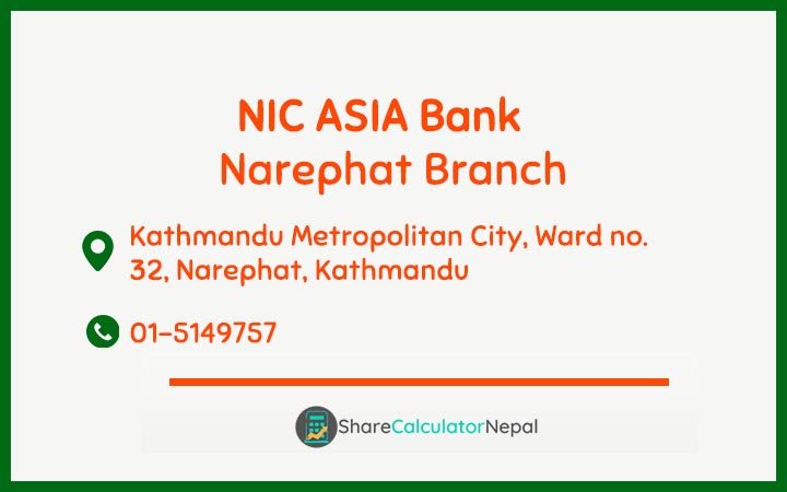 NIC Asia Bank Limited (NICA) - Narephat  Branch