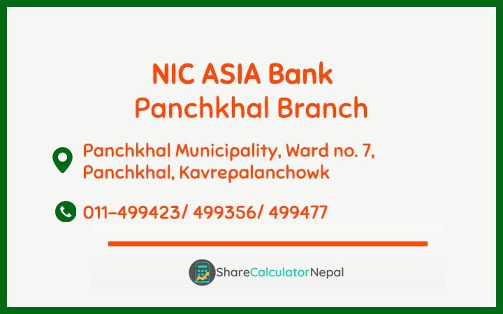 NIC Asia Bank Limited (NICA) - Panchkhal  Branch