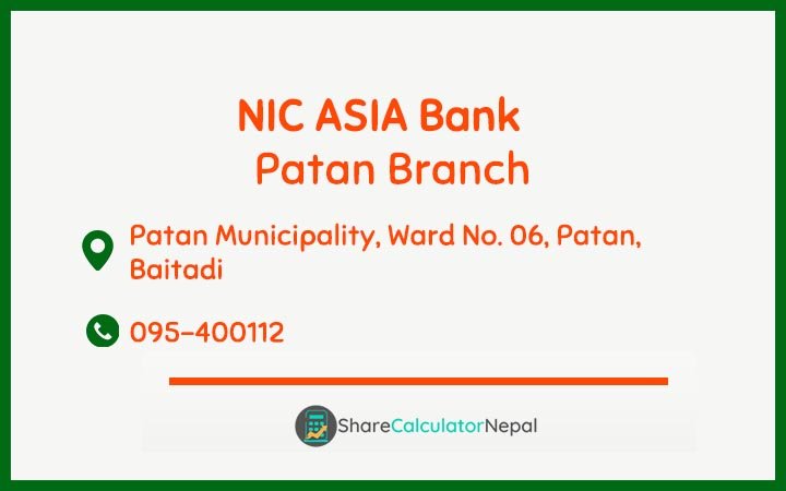 NIC Asia Bank Limited (NICA) - Patan  Branch