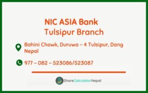 NIC Asia Bank Limited (NICA) - Tulsipur Branch