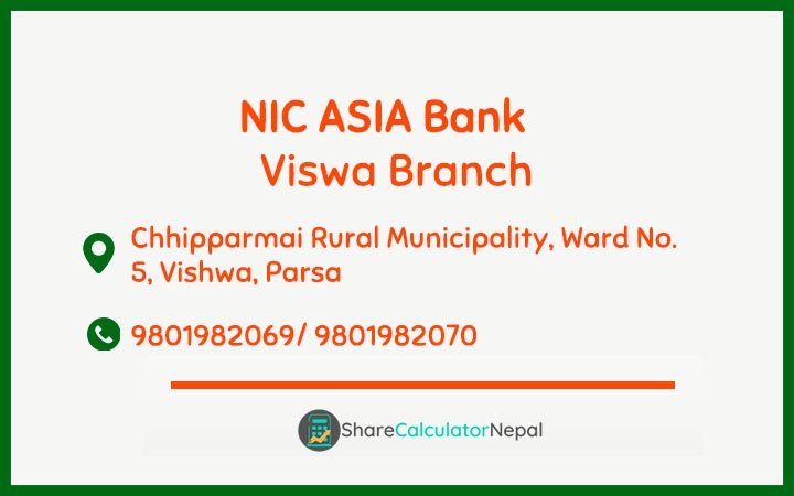 NIC Asia Bank Limited (NICA) - Viswa  Branch