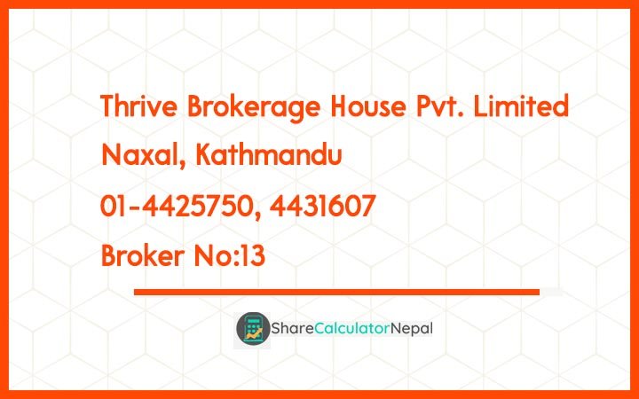 Thrive Brokerage House Pvt. Limited