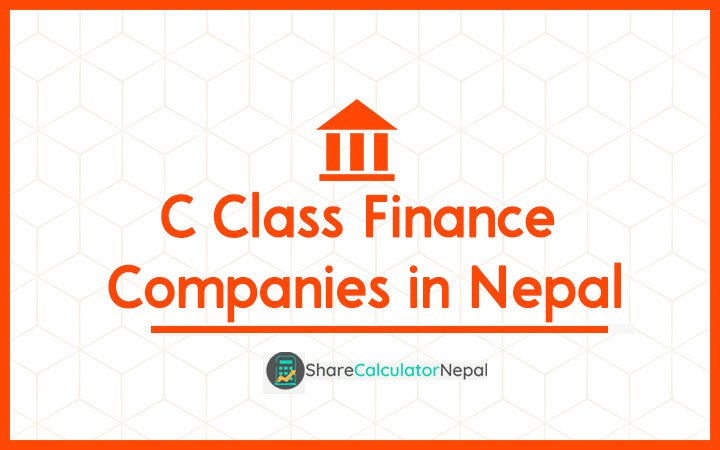 C Class Finance Companies in Nepal
