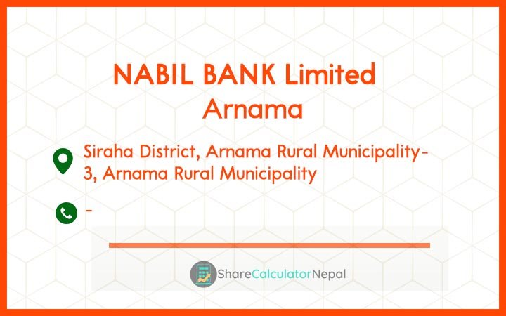 NABIL BANK Limited (NABIL) - Tilganga