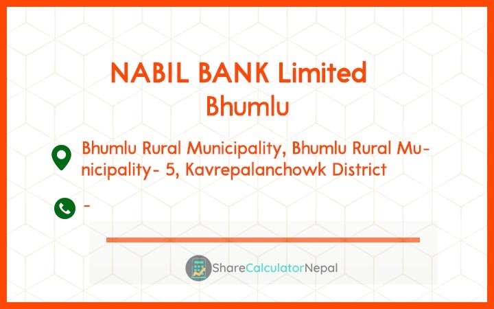 NABIL BANK Limited (NABIL) - Bardaghat
