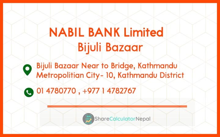 NABIL BANK Limited (NABIL) - Bardibas