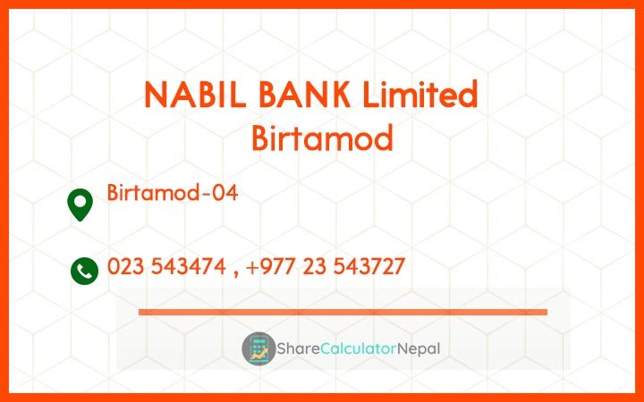 NABIL BANK Limited (NABIL) - Bhedasingh