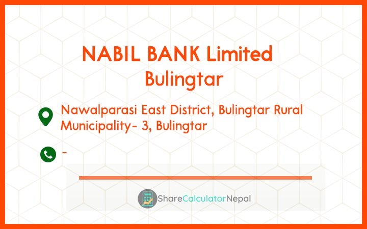 NABIL BANK Limited (NABIL) - Biratnagar