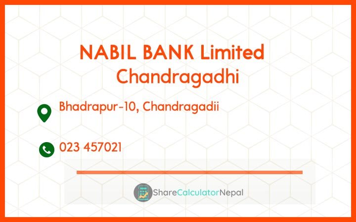 NABIL BANK Limited (NABIL) - Birtamod-BNC