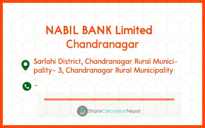 NABIL BANK Limited (NABIL) - Bishnu