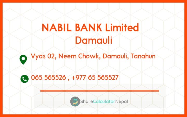 NABIL BANK Limited (NABIL) - Chandrauta