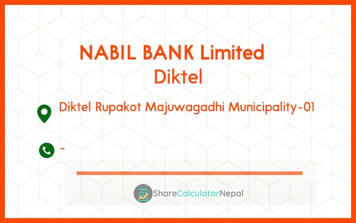 NABIL BANK Limited (NABIL) - Darchula
