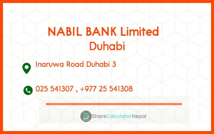 NABIL BANK Limited (NABIL) - Dewahi Gonahi