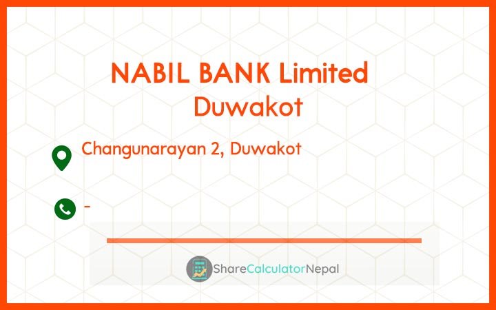 NABIL BANK Limited (NABIL) - Dhanauji