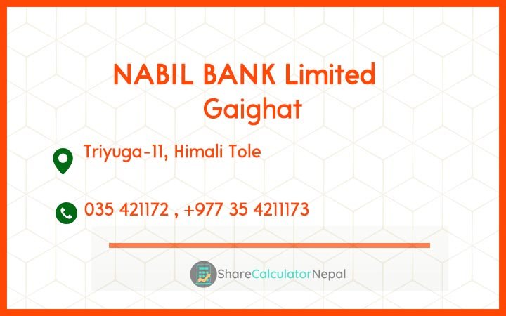 NABIL BANK Limited (NABIL) - Dhangadi