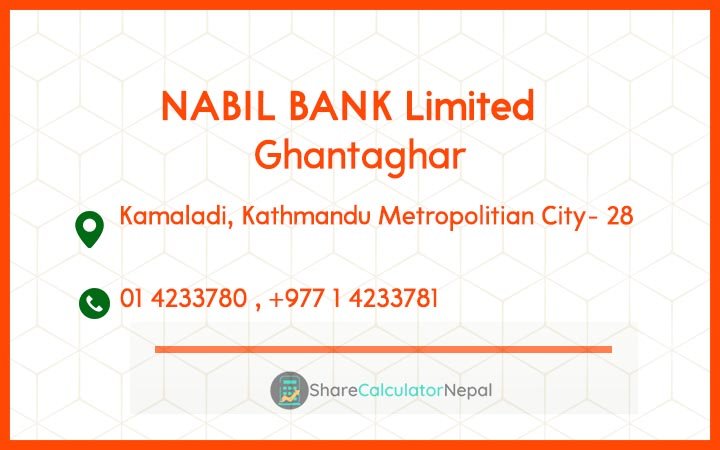 NABIL BANK Limited (NABIL) - Dhumbarahi